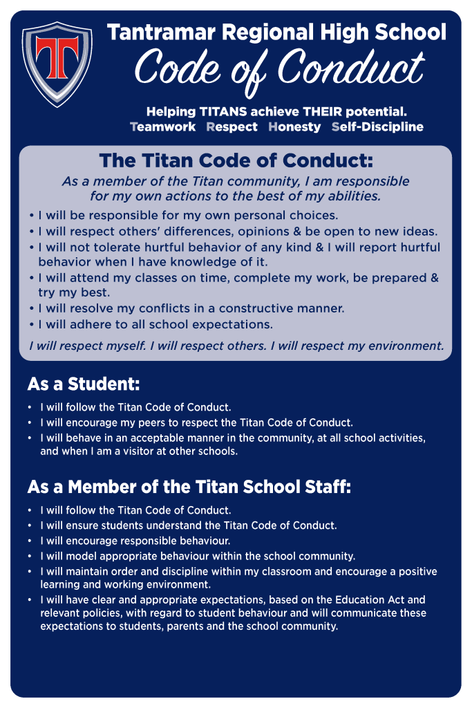 Code of Conduct Students and Staff